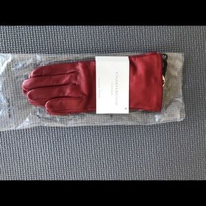 Charter Club leather gloves
